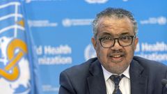 El director general de la Organizacin Mundial de la Salud (OMS), Tedros Adhanom Ghebreyesus