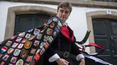Baile de pandereta de la tuna universitaria de Santiago en el Obradoiro