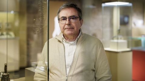 C�sar Llana es el director del Museo Arqueol�xico Provincial de Ourense 