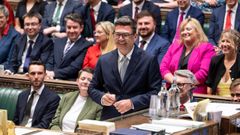 Andy Burnham, durante su toma de posesi�n como diputado en el Parlamento brit�nico