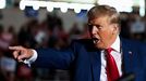El expresidente estadounidense Donald Trump en un mitin en Pennsylvania en julio