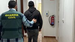 Uno de los temporeros detenidos por una presunta agresi�n sexual en Xinzo.
