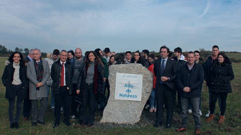 Foto del grupo que realizó la visita a As Pontes