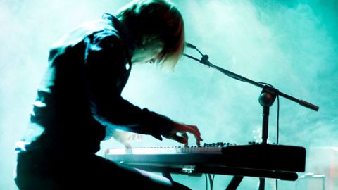 Un momento de la actuaci�n de Mercury Rev en el Gij�n Sound Festival