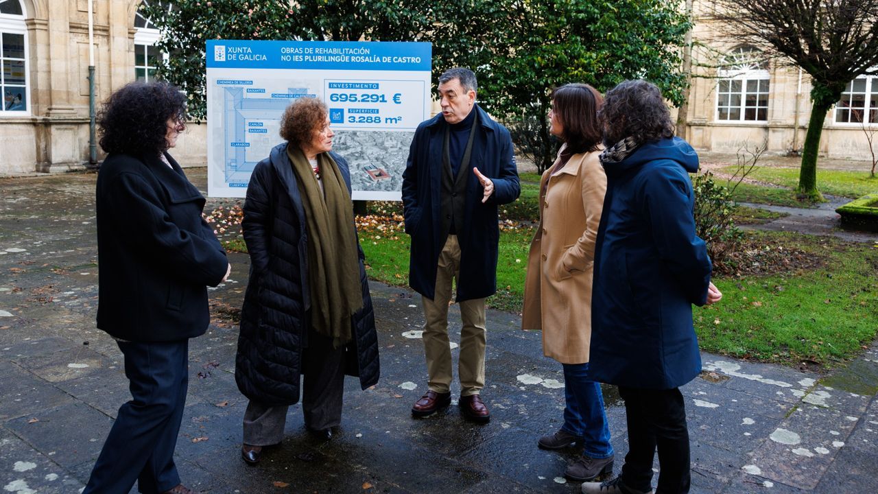 El IES Rosalía de Castro tendrá nueva cubierta, que costará 700.000 euros