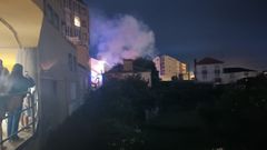 El incendio tuvo lugar el pasado jueves por la noche en el centro de Foz