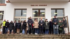 El minuto de silencio tuvo lugar este mediod�a en el exterior del consistorio