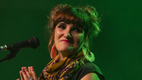 Rozal�n, en un concierto en Ponteceso en el 2023