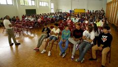 Inicio del curso en el instituto Parga Pondal el a�o pasado.