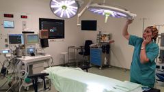 La sala en la que se practica la cirug�a.