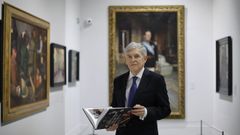 Javier Bar�n Thaidigsmann (Mieres, Asturias, 1956), en la muestra en la Fundaci�n Barri�.