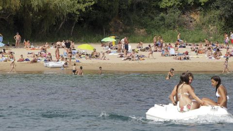 Playa de Espieiro, en Oleiros