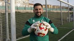 Diego Garc�a, en un entrenamiento