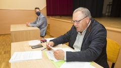 Pleno, ayer, en Coristanco