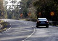 El tramo de Moimenta sigue con se�alizaci�n de obra.