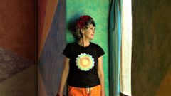 Nuria Torrado da clases de yoga a ni�os en Cervo