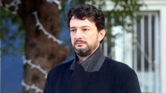 Javier Moug�n, portavoz municipal del PSOE en Ribadumia