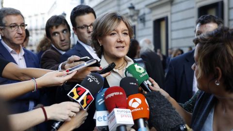 La ministra en funciones de Agricultura, Alimentaci�n y Medio Ambiente, Isabel Garc�a Tejerina