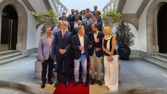 Lores recibi� a la delegaci�n de municipios portugueses en la Casa Consistorial