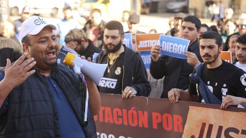 Sina� Gim�nez, en la concentraci�n. 