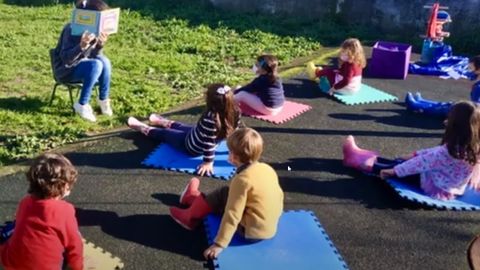 El video del CRA (red de escuelas unitarias) de Dodro muestra las ventajas de aprender en un entorno id�lico, con jardines y grandes espacios al aire libre