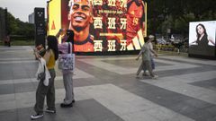  Mural de Lamine Yamal en Pek�n. 