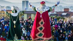 Los reyes magos en Gijn