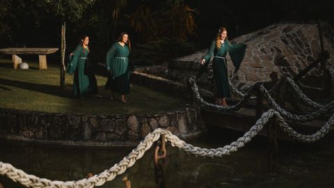 Las damas de honor fueron elfas