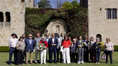 Visita al pazo con motivo del 175 aniversario de la muerte de Pardo Baz�n.