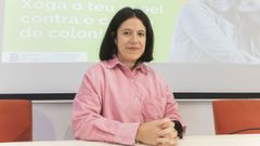 Iria Villar, t�cnica de prevenci�n de la AECC