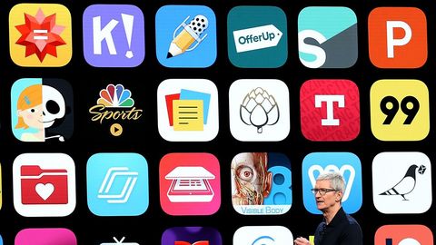 Tim Cook, durante la conferencia anual de desarrolladores de Apple