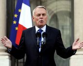 Jean-Marc Ayrault, primer ministro franc�s, ayer en Par�s.