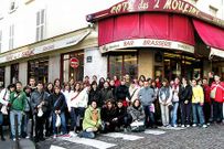 El �ltimo viaje realizado al extranjero, a la capital francesa.