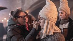 Paty L�pez, en el rodaje de �Gaua�