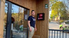 El desfibrilador se encuentra en las caba�as de Cachamu��a