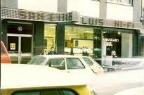 Imagen tomada en los a�os ochenta de la primera tienda de la cadena de la firma en los Mallos