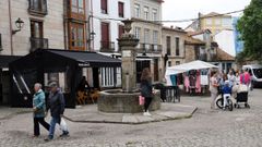 Espacios que antes formaban parte del mapa del mercadillo se han quedado fuera de este, como ocurre con O Castro.