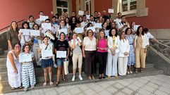 Foto de familia de la clausura del Campus Tecnol�gico Interuniversitario de Ferrol.