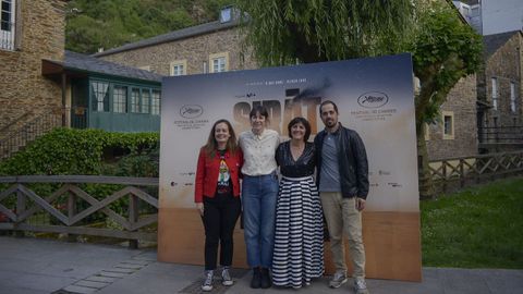 Oliver Laxe, en Navia de Suarna tras ser premiado en el Festival de Cannes