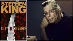 El escritor Stephen King con su ltima novela, Billy Summers. 