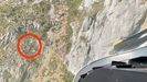 Rescate del helic�ptero del 112 en la ruta del Cares