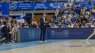 Luis Casimiro, durante el partido contra el B�squet Girona (95-76) en el Pazo dos Deportes de Lugo en la jornada 32 de la Liga Endesa 2025-2026