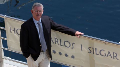Carlos Troncoso Poceiro, fundador de Viajes InterR�as y de tres de los grandes hoteles de Sanxenxo, en una foto de archivo