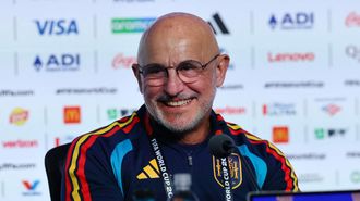 Luis de la Fuente, en rueda de prensa previa al debut de Espa�a en la Copa del Mundo