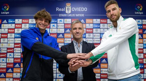 Oier Luengo, Tito Blanco y Quentin Braat