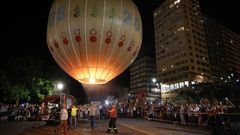 Imagen de archivo de una edici�n anterior de la suelta del globo de Os Castros