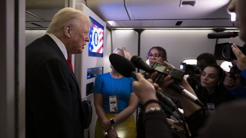 Donald Trump confirm su conversacin telefnica con Nicols Maduro en el avin presidencial