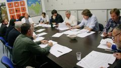 Imagen de archivo de un pleno del Consorcio das Mari�as