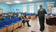 Una de las clases impartidas en el curso de formaci�n