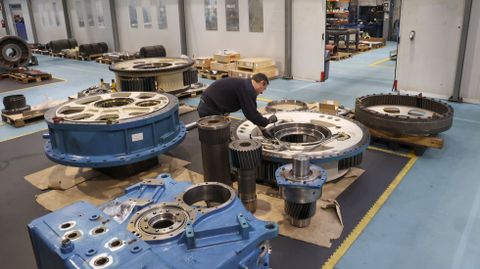 El Grupo Intaf -en foto de archivo- es una referencia en el sector industrial del e&oacute;lico en Galicia